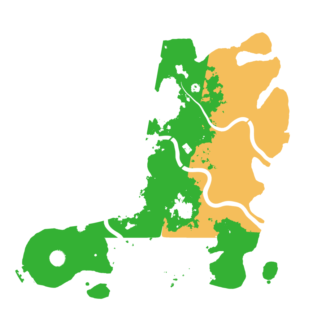 Biome Rust Map: Procedural Map, Size: 3500, Seed: 187826354