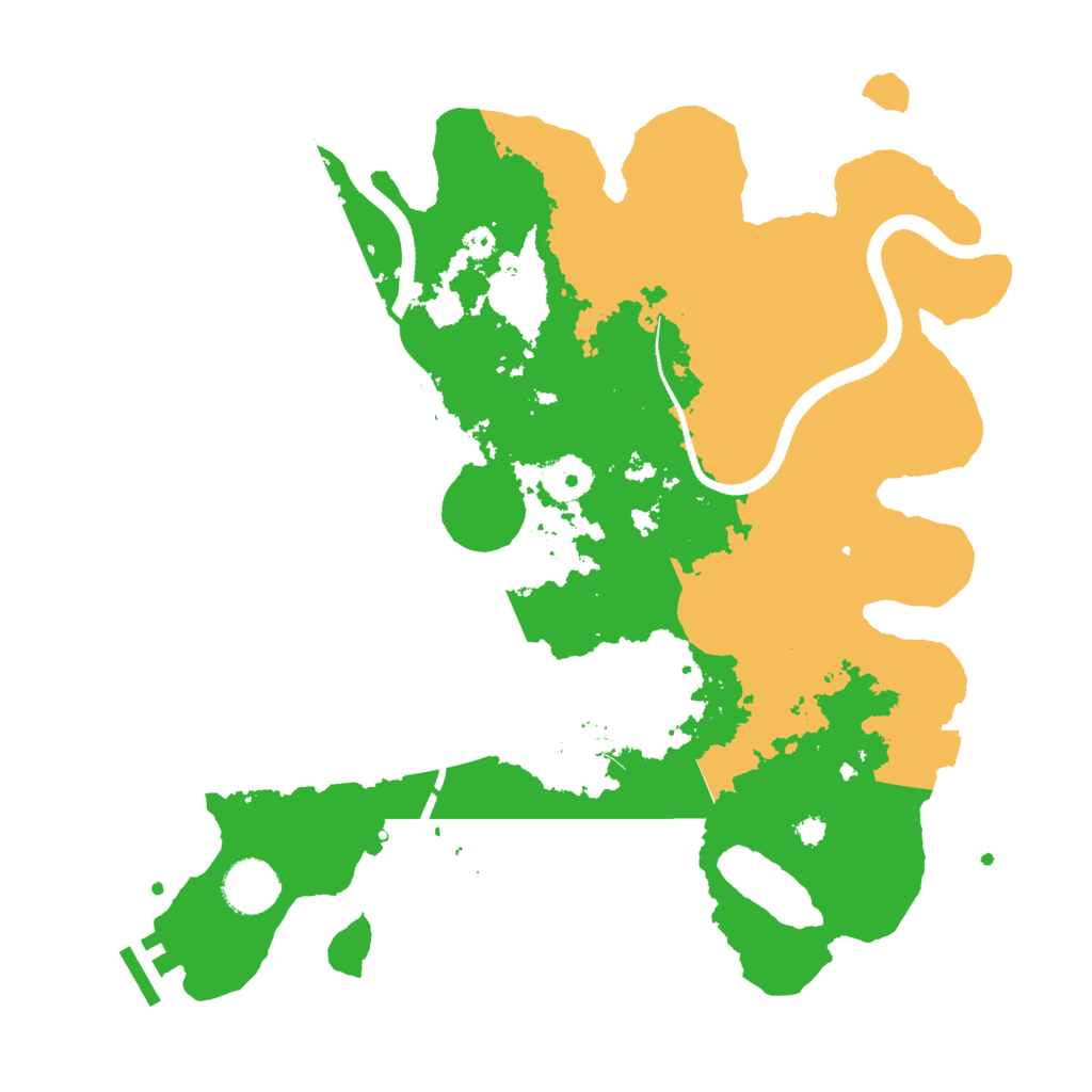 Biome Rust Map: Procedural Map, Size: 3500, Seed: 637456026