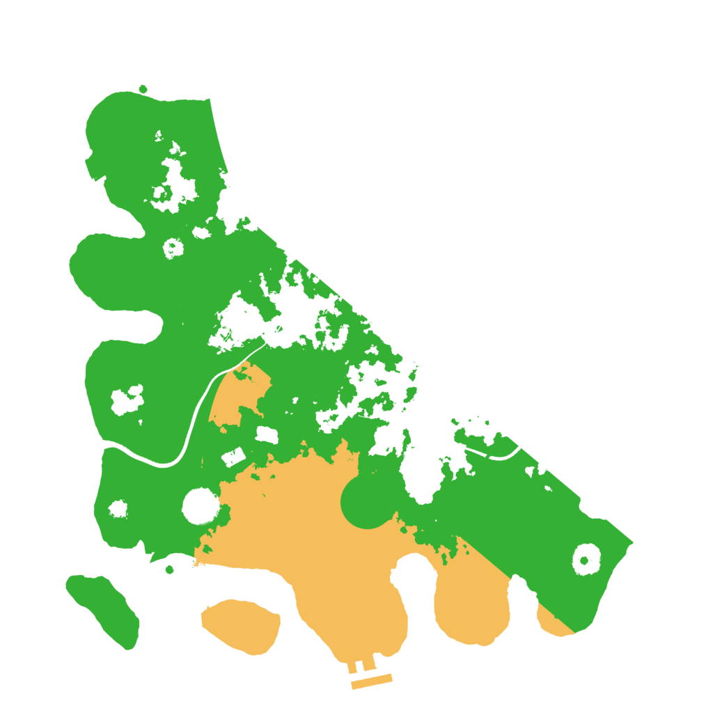 Biome Rust Map: Procedural Map, Size: 3500, Seed: 565829886
