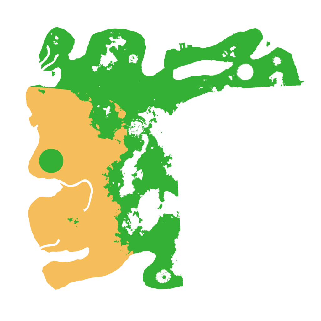 Biome Rust Map: Procedural Map, Size: 3500, Seed: 832315037