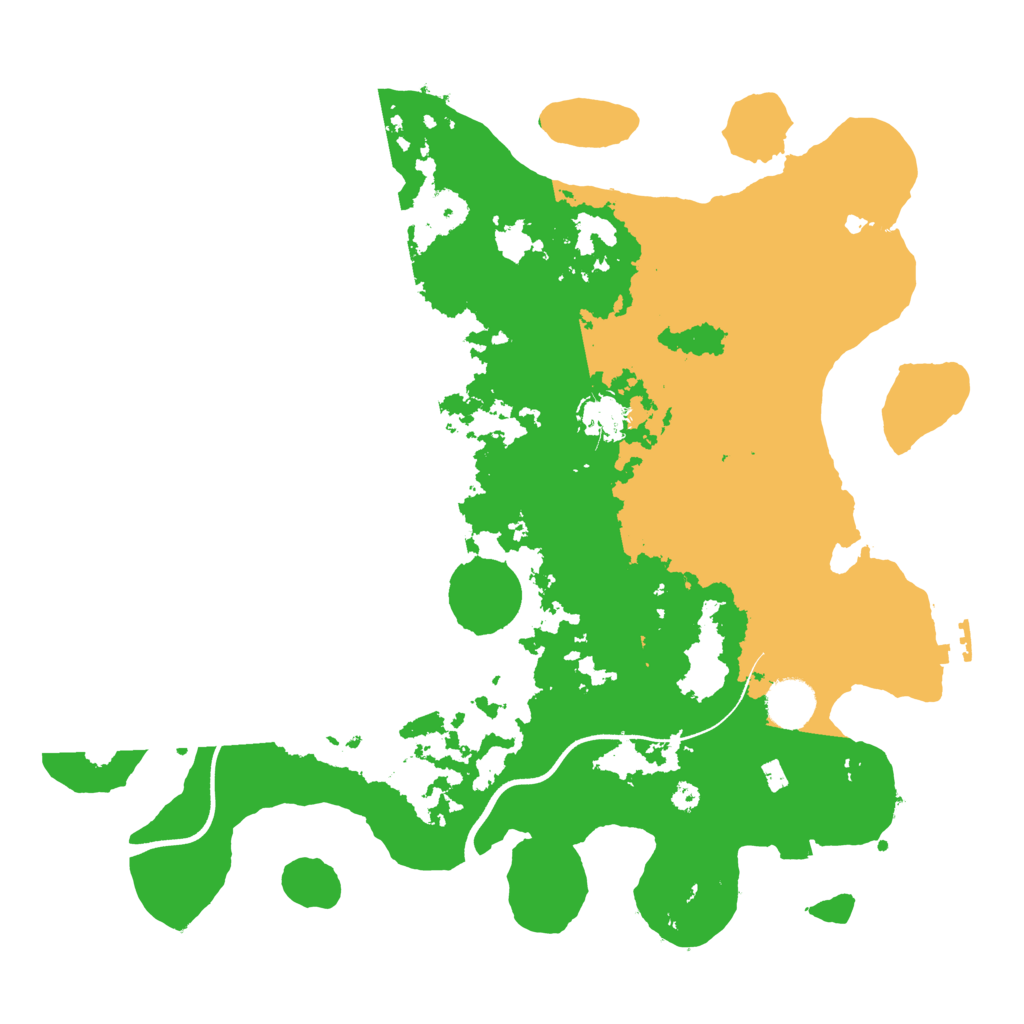 Biome Rust Map: Procedural Map, Size: 3700, Seed: 1128004