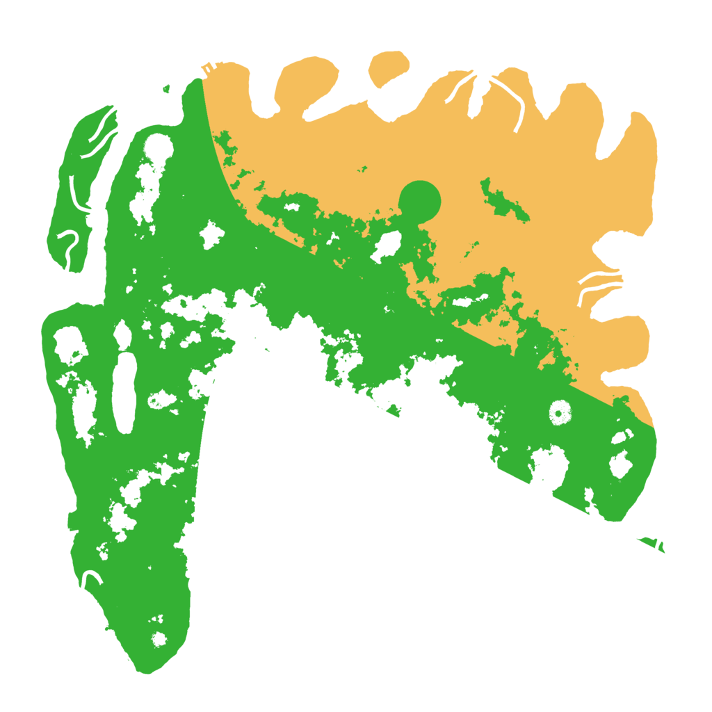 Biome Rust Map: Procedural Map, Size: 4500, Seed: 521015891