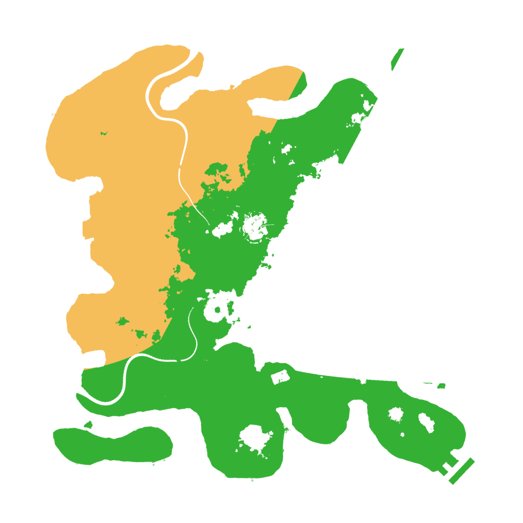 Biome Rust Map: Procedural Map, Size: 3300, Seed: 321312