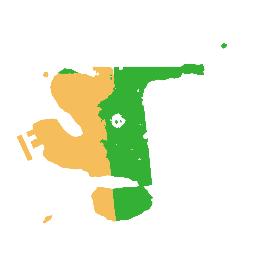 Biome Rust Map: Procedural Map, Size: 2000, Seed: 4890021