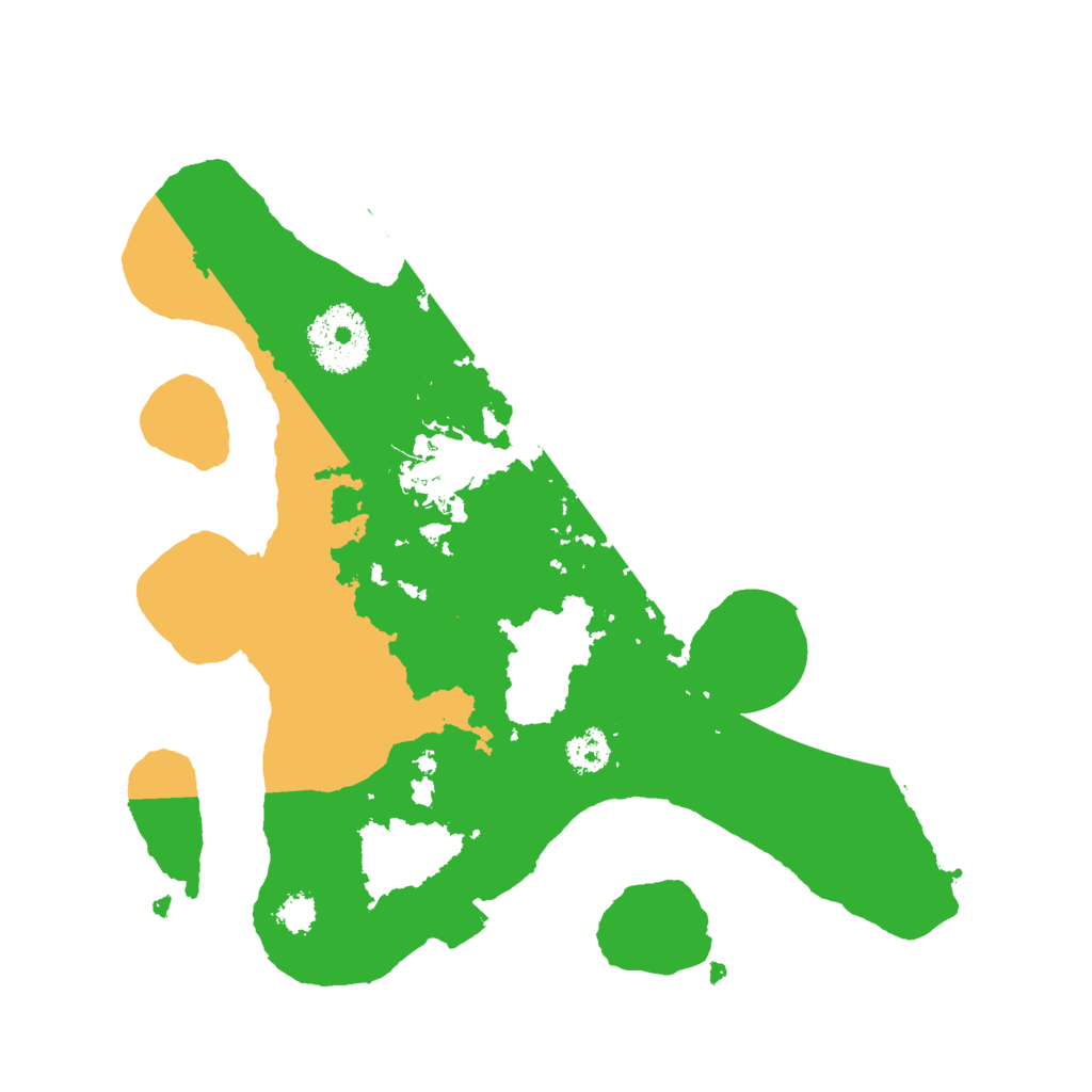Biome Rust Map: Procedural Map, Size: 2600, Seed: 1907