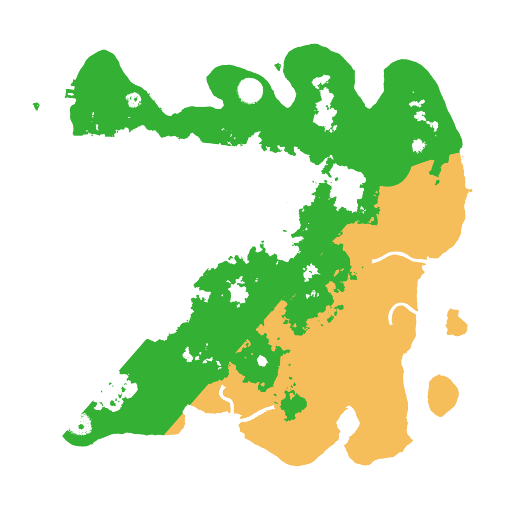 Biome Rust Map: Procedural Map, Size: 3500, Seed: 1329410828