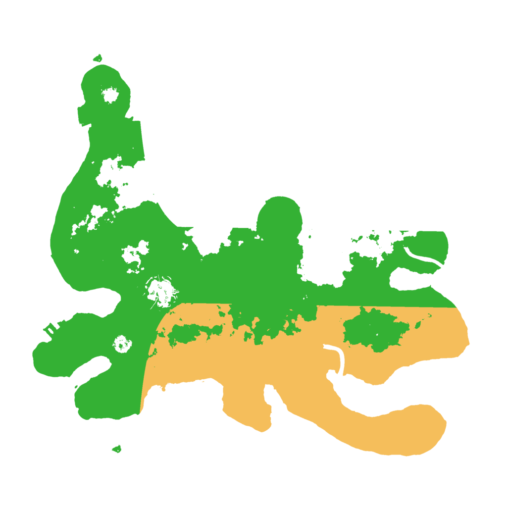 Biome Rust Map: Procedural Map, Size: 3000, Seed: 640950772