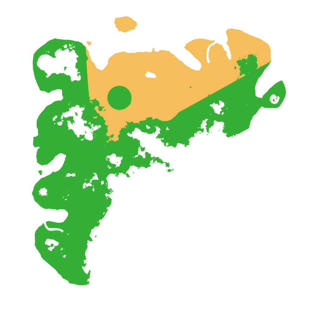 Biome Rust Map: Procedural Map, Size: 3500, Seed: 215485042