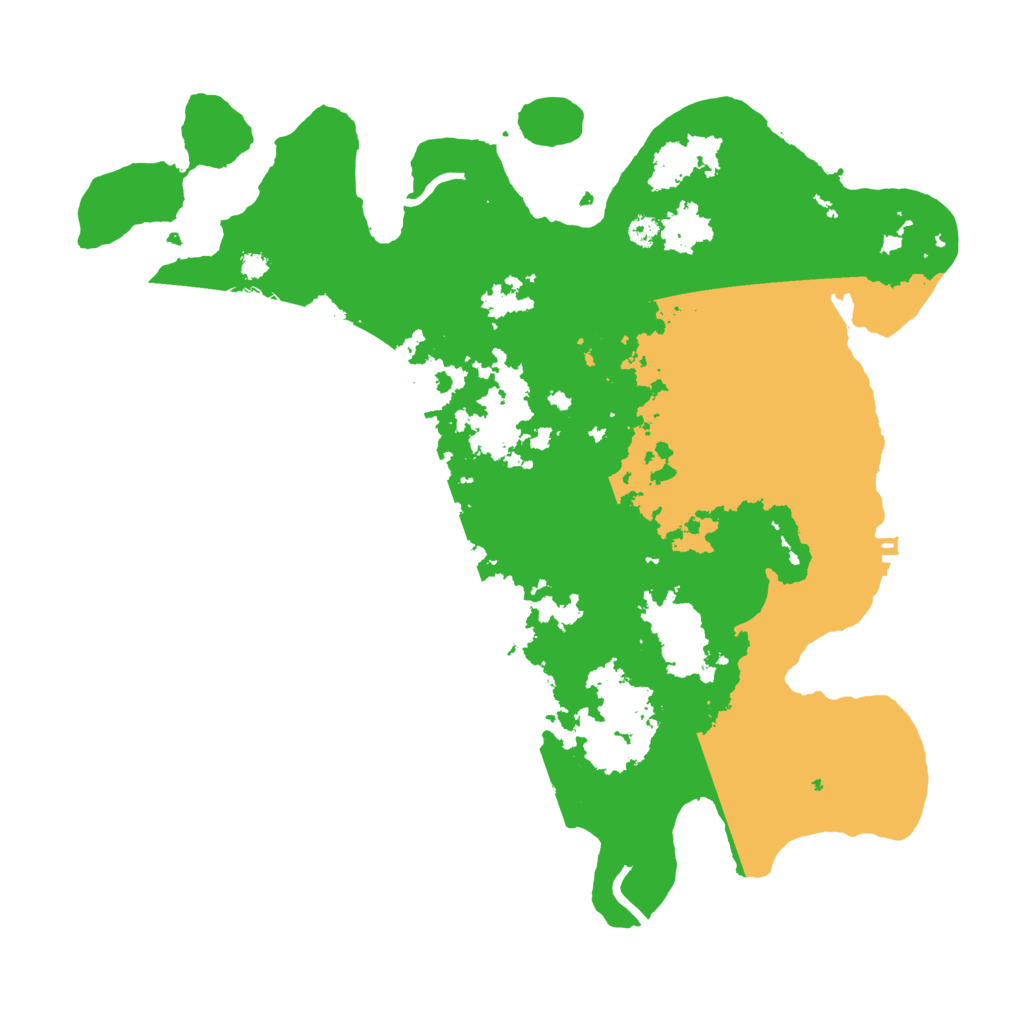Biome Rust Map: Procedural Map, Size: 3500, Seed: 758245
