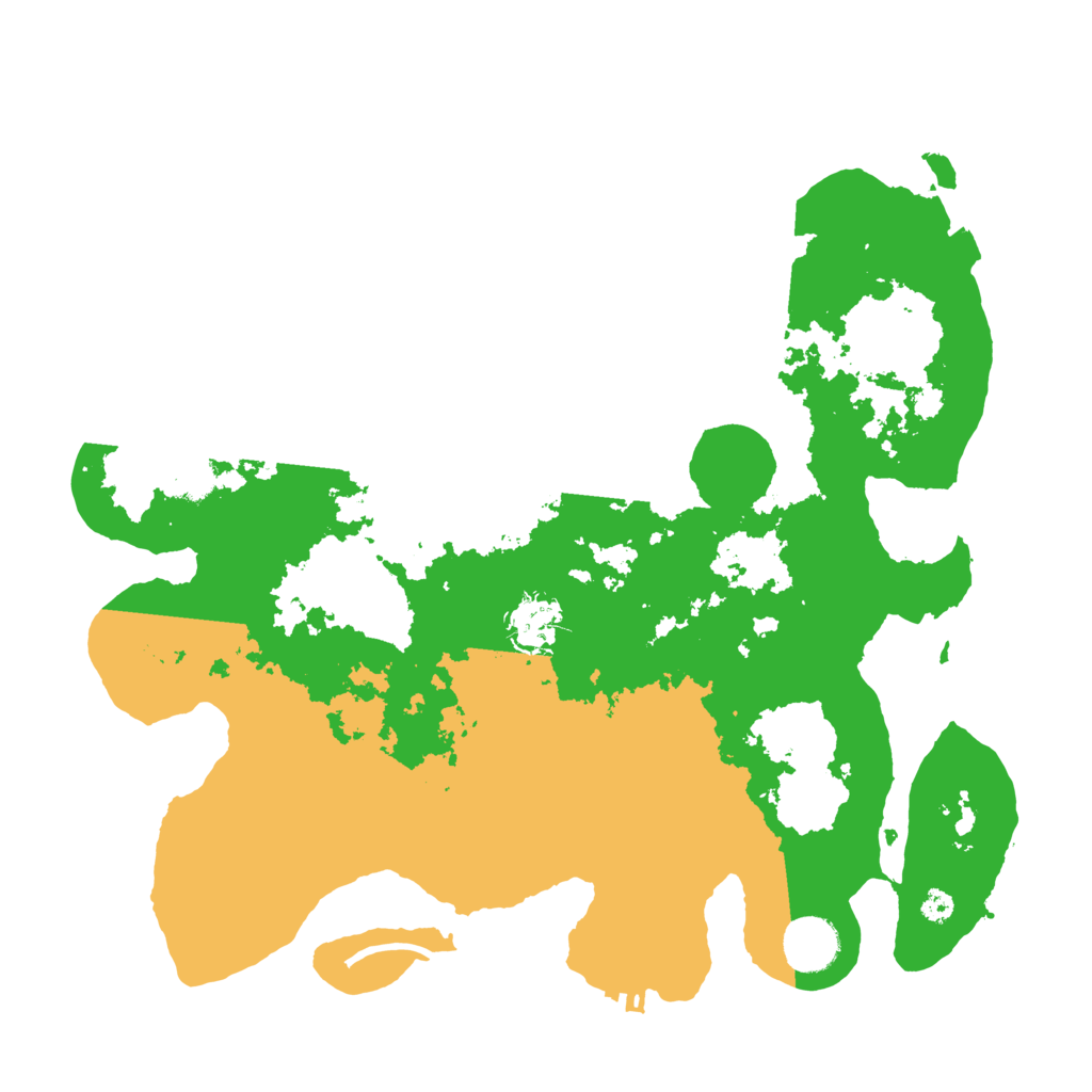 Biome Rust Map: Procedural Map, Size: 3500, Seed: 228048140