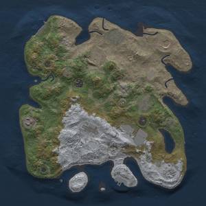 Thumbnail Rust Map: Procedural Map, Size: 3500, Seed: 1512592980, 18 Monuments