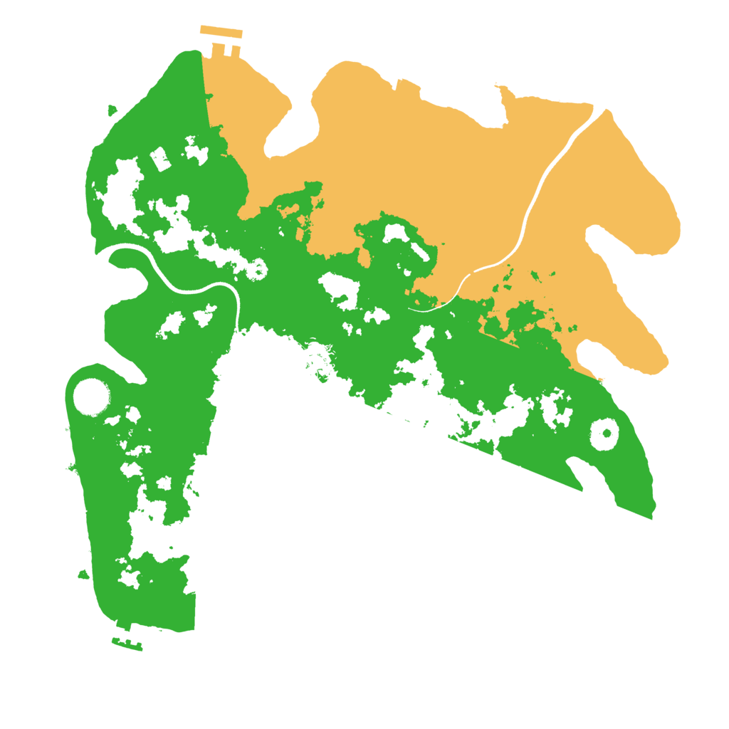 Biome Rust Map: Procedural Map, Size: 3500, Seed: 1512592980