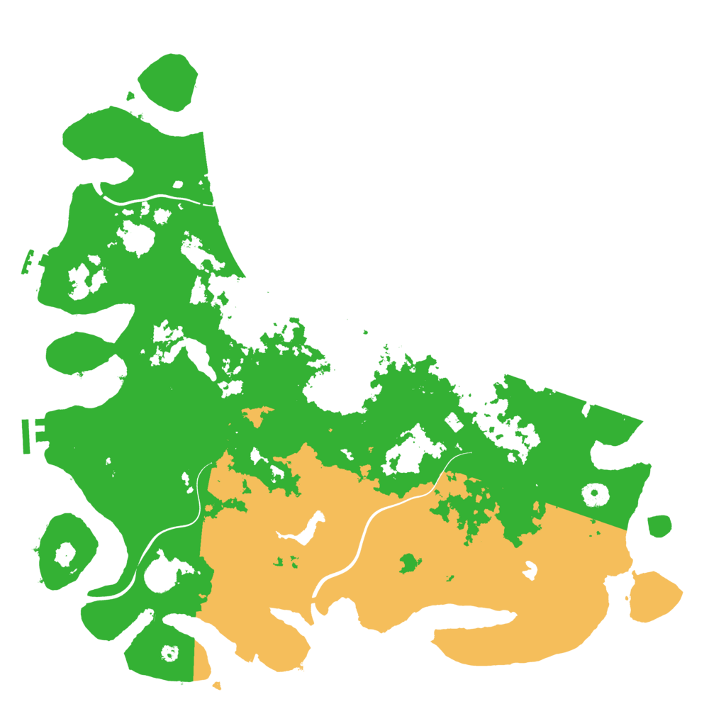 Biome Rust Map: Procedural Map, Size: 4250, Seed: 182470108