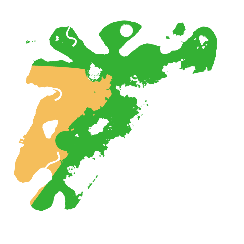 Biome Rust Map: Procedural Map, Size: 3400, Seed: 90604643