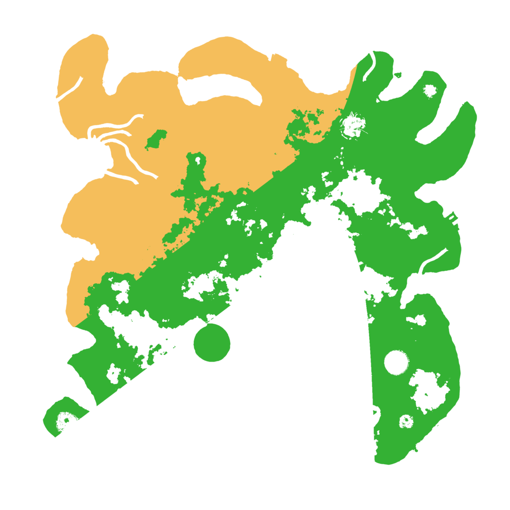 Biome Rust Map: Procedural Map, Size: 3700, Seed: 454628950