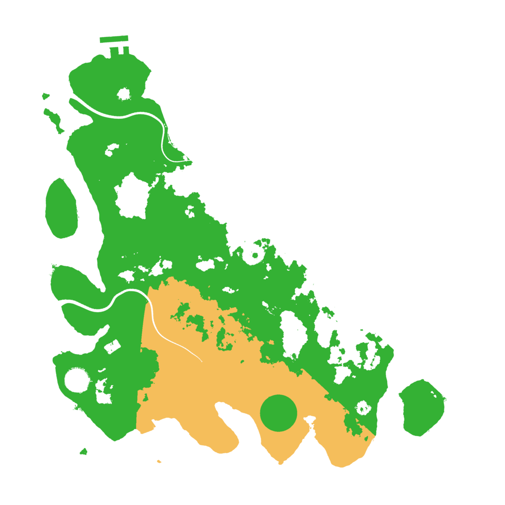 Biome Rust Map: Procedural Map, Size: 3600, Seed: 4062023