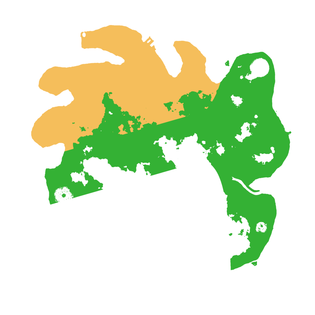 Biome Rust Map: Procedural Map, Size: 3000, Seed: 116808644