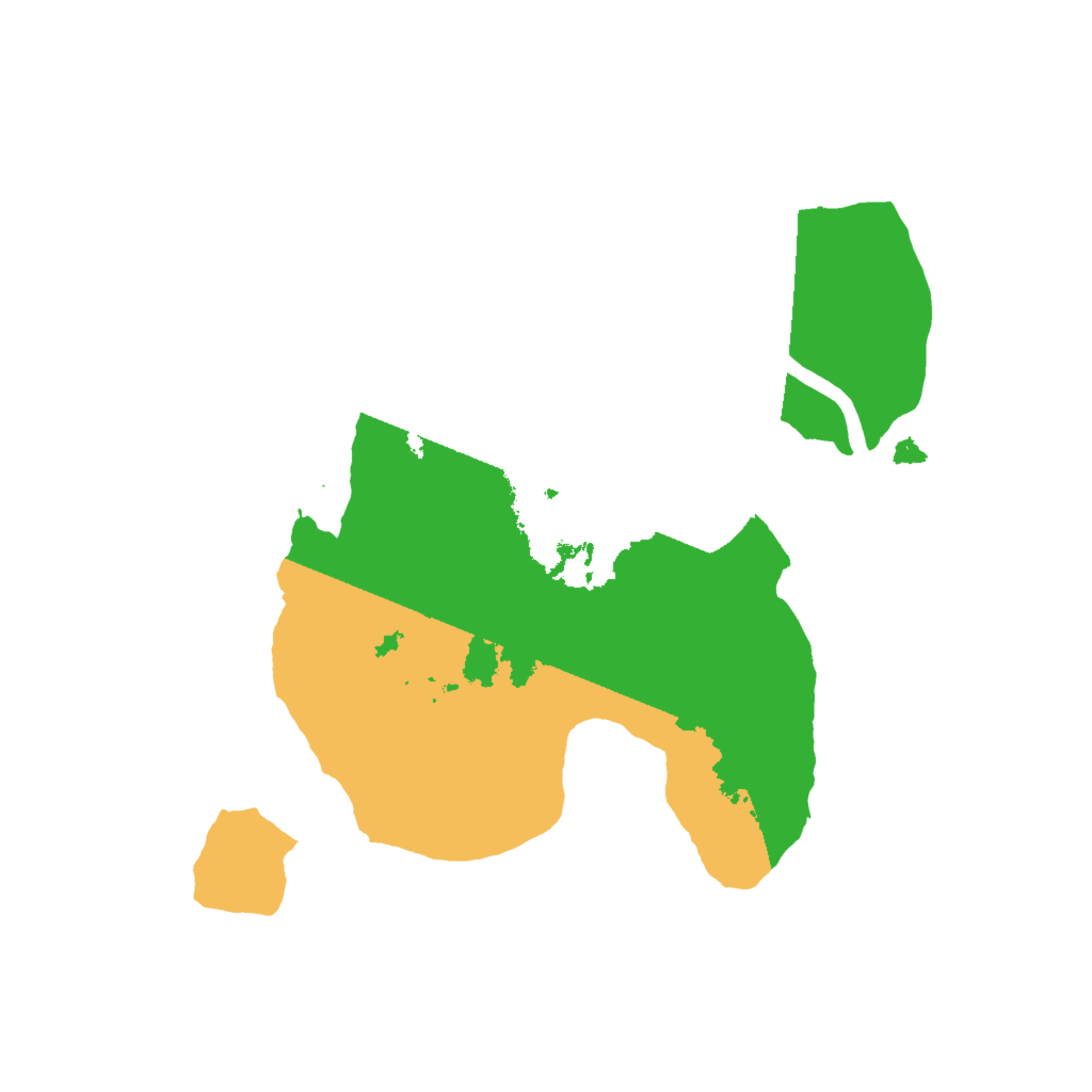 Biome Rust Map: Procedural Map, Size: 1800, Seed: 88861937