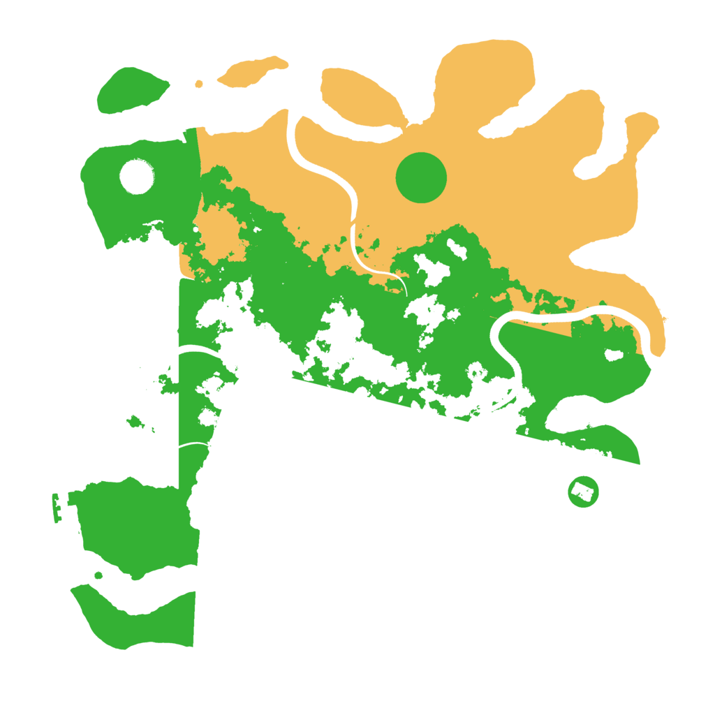 Biome Rust Map: Procedural Map, Size: 3700, Seed: 1280378799