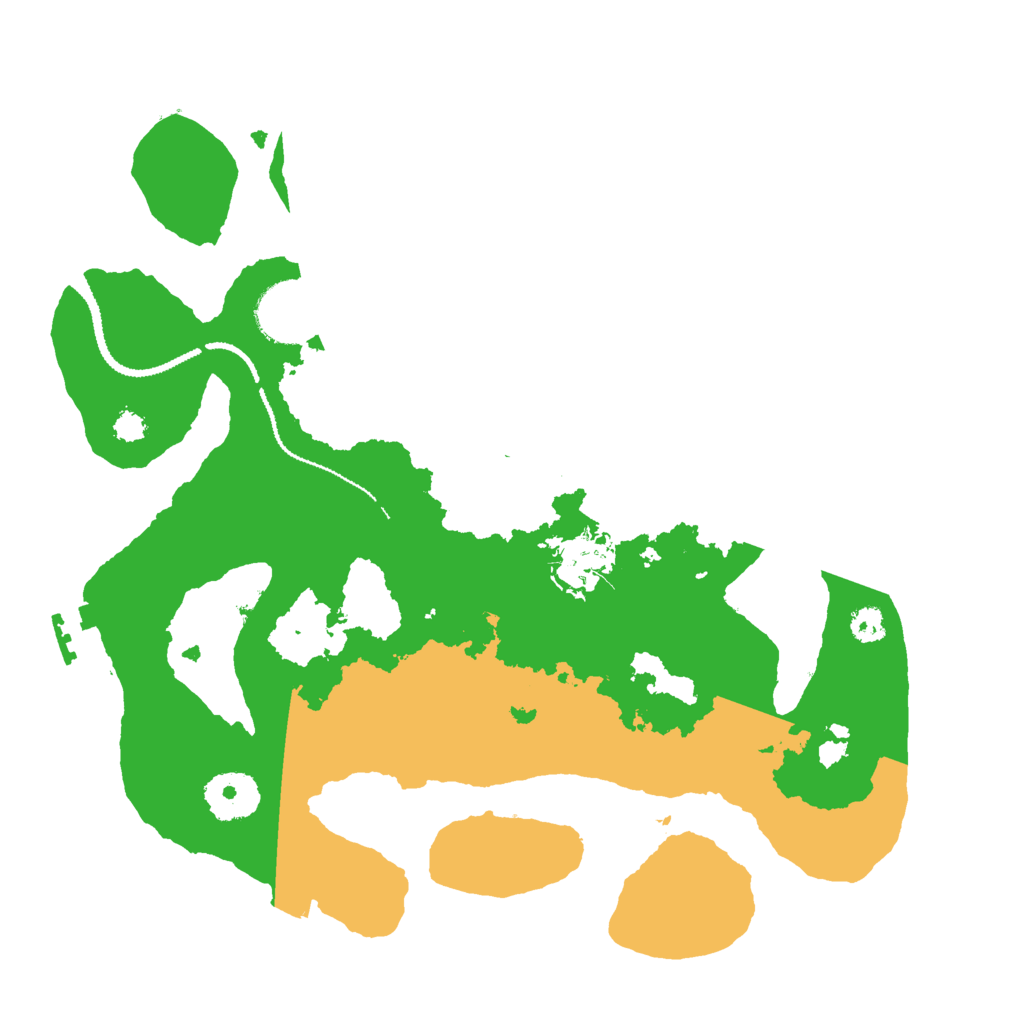 Biome Rust Map: Procedural Map, Size: 3000, Seed: 24344