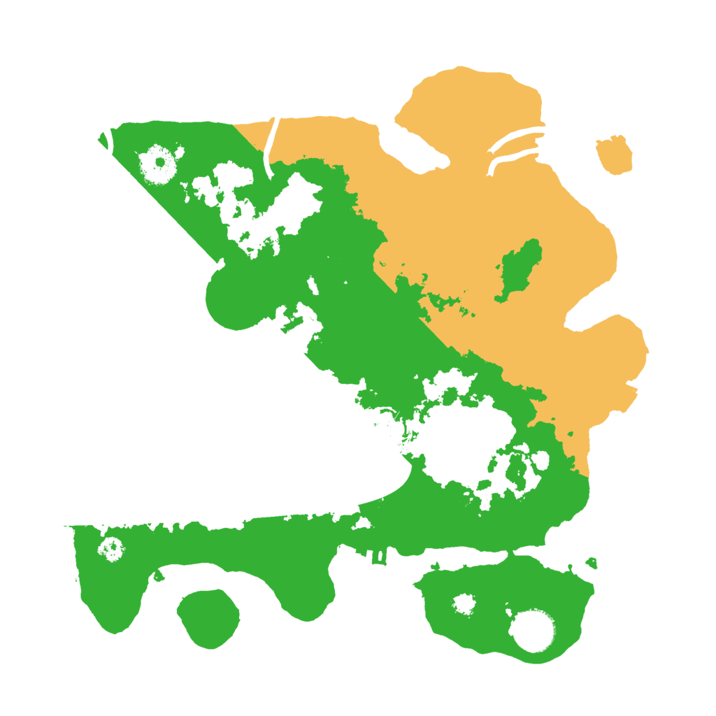 Biome Rust Map: Procedural Map, Size: 3000, Seed: 16891