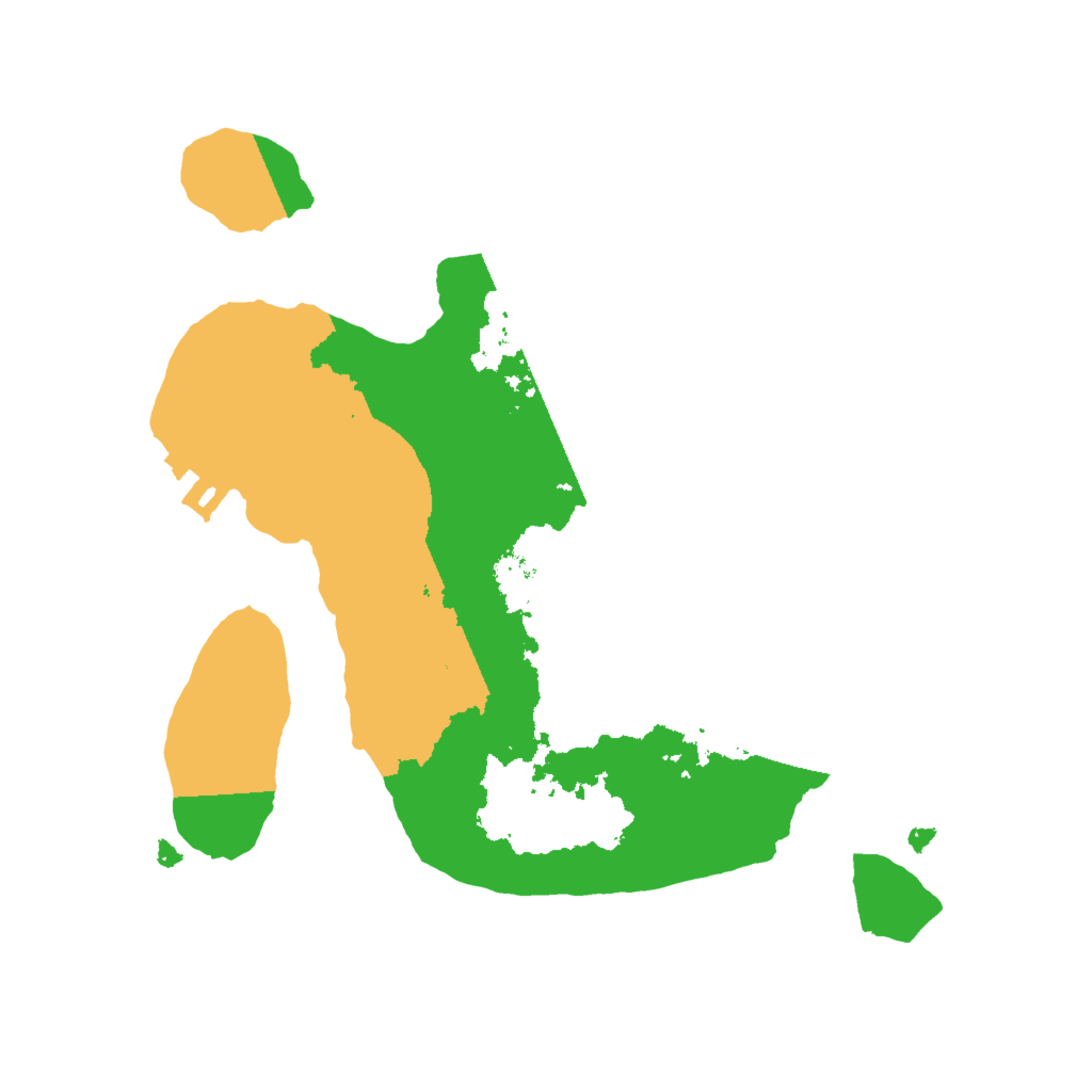 Biome Rust Map: Procedural Map, Size: 2000, Seed: 84253681