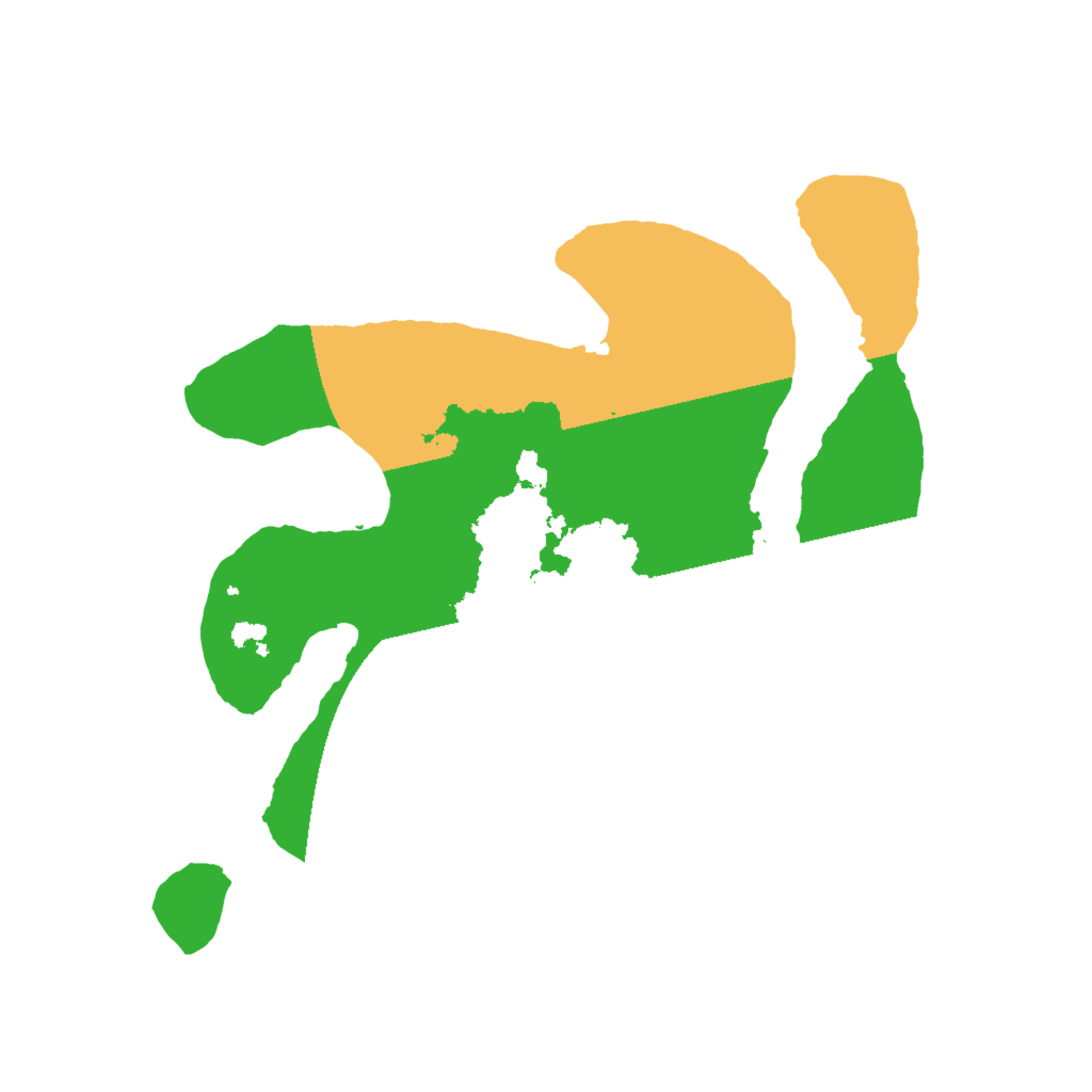 Biome Rust Map: Barren, Size: 2000, Seed: 5200