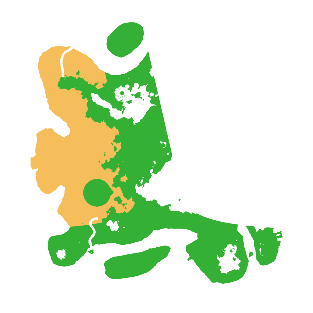 Biome Rust Map: Procedural Map, Size: 3000, Seed: 84595