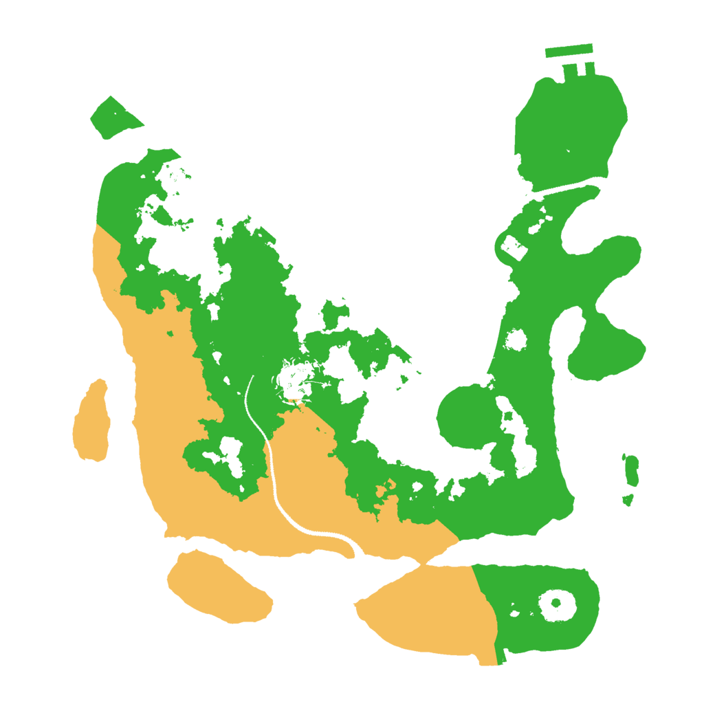 Biome Rust Map: Procedural Map, Size: 3000, Seed: 690975709