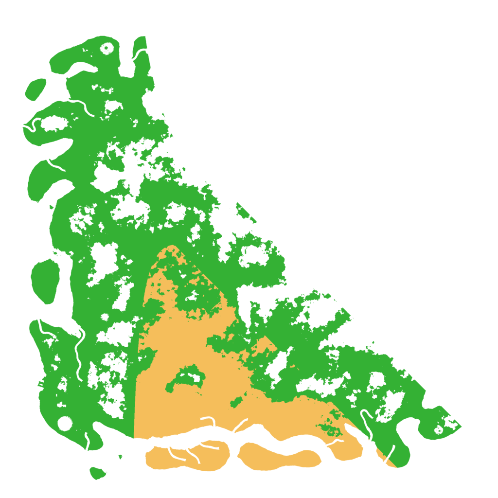 Biome Rust Map: Procedural Map, Size: 6000, Seed: 63452