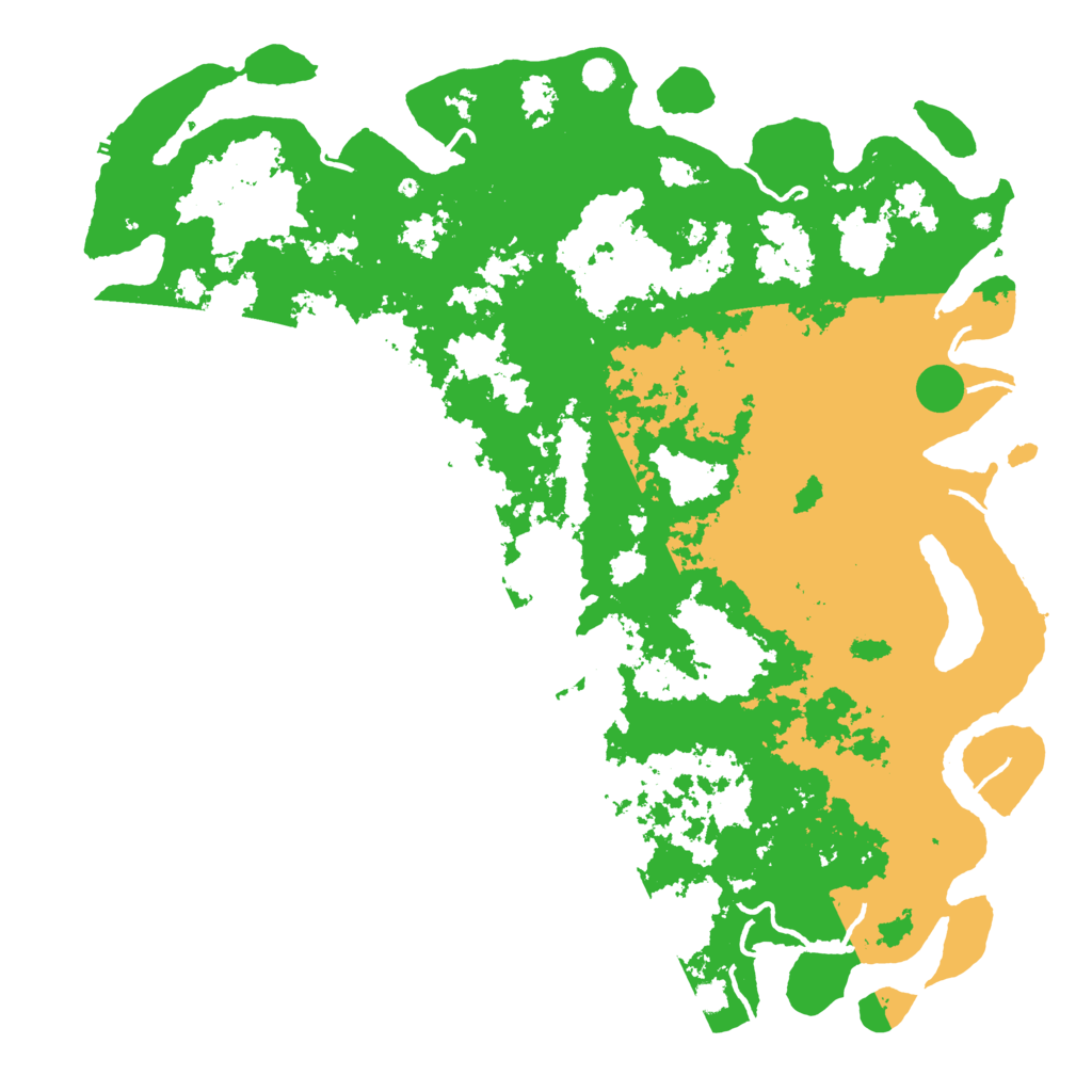 Biome Rust Map: Procedural Map, Size: 6000, Seed: 842565681