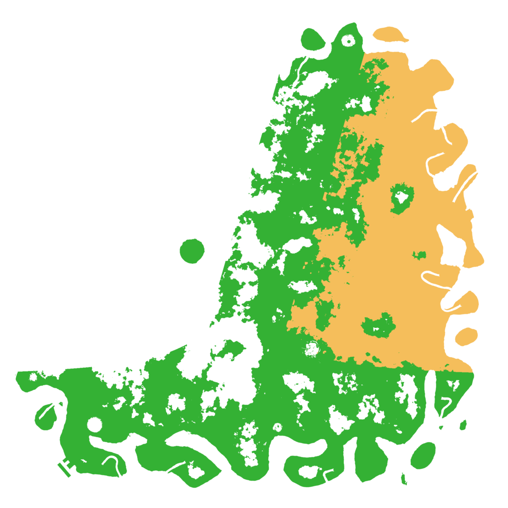 Biome Rust Map: Procedural Map, Size: 6000, Seed: 53541243