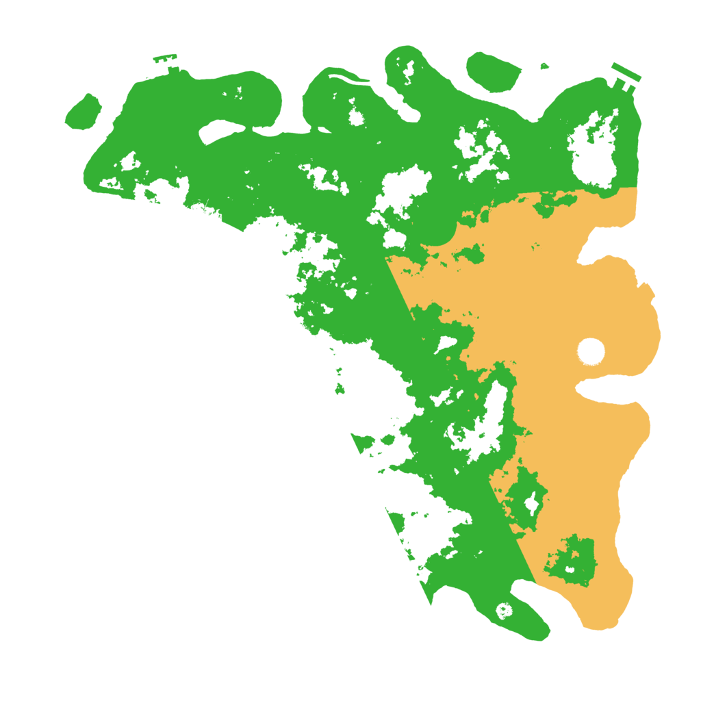 Biome Rust Map: Procedural Map, Size: 4500, Seed: 842565681