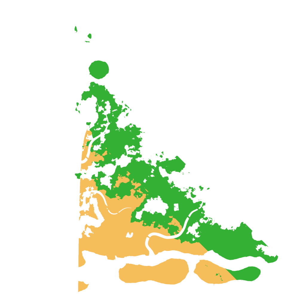 Biome Rust Map: Procedural Map, Size: 4500, Seed: 63452
