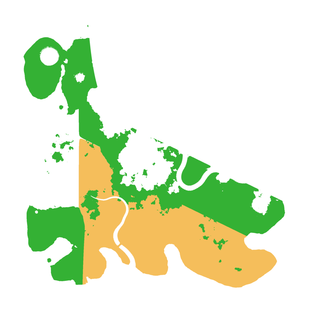 Biome Rust Map: Procedural Map, Size: 3000, Seed: 633194970