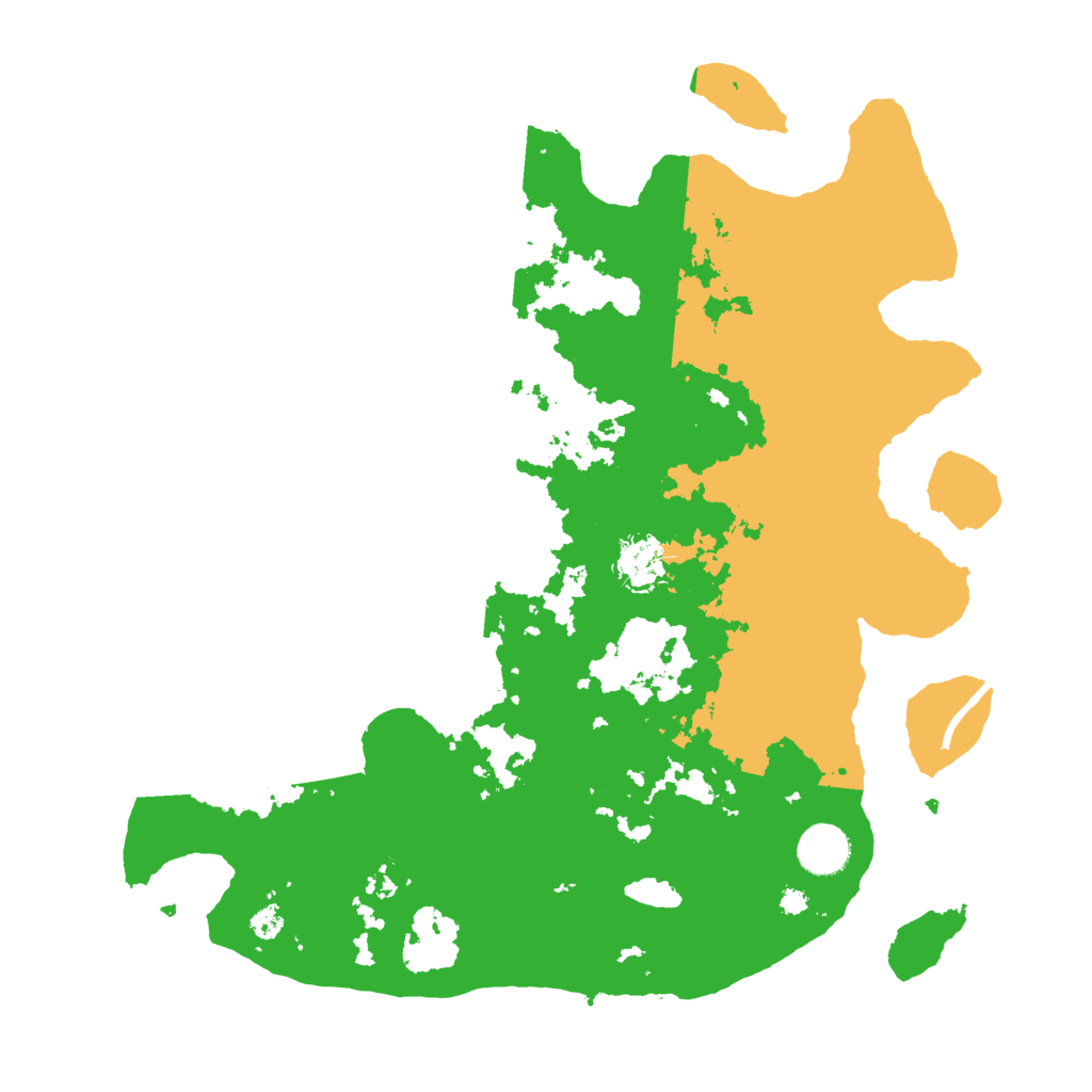 Biome Rust Map: Procedural Map, Size: 3700, Seed: 362545299