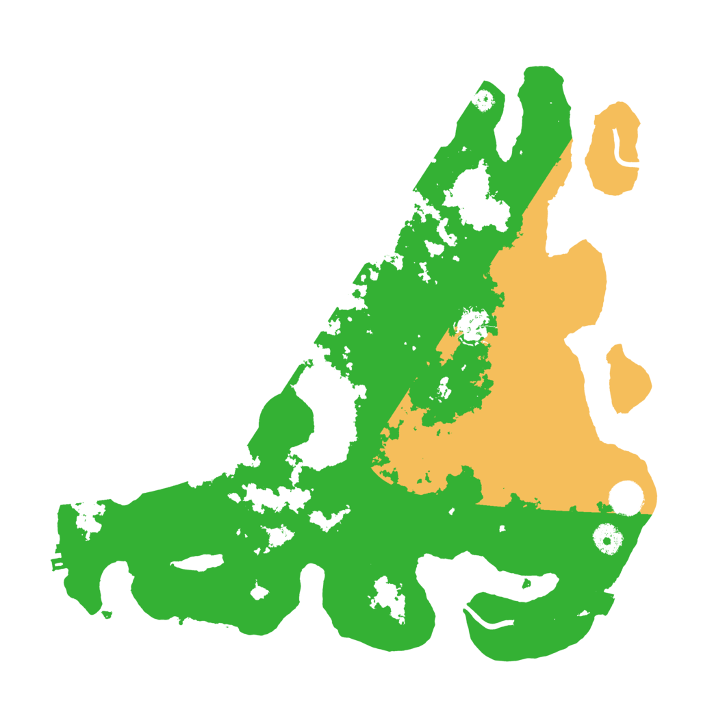 Biome Rust Map: Procedural Map, Size: 3600, Seed: 10107