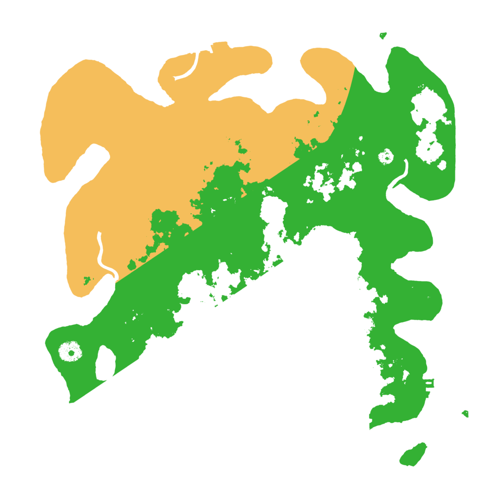 Biome Rust Map: Procedural Map, Size: 3500, Seed: 1341763297