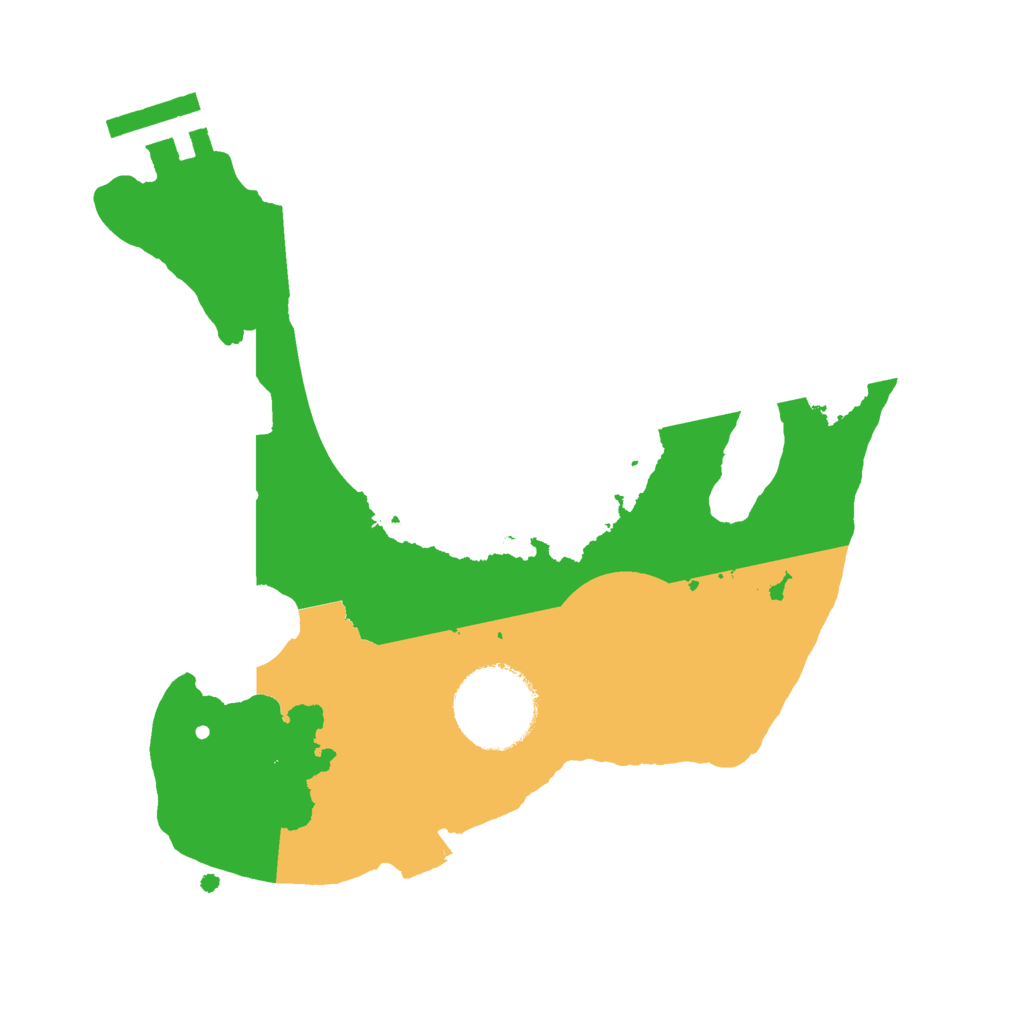 Biome Rust Map: Procedural Map, Size: 2200, Seed: 285507196