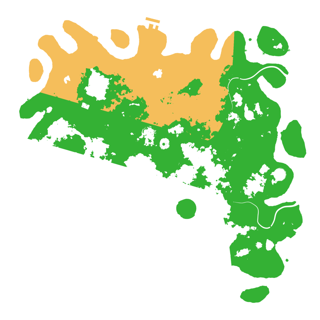 Biome Rust Map: Procedural Map, Size: 4500, Seed: 2109656435