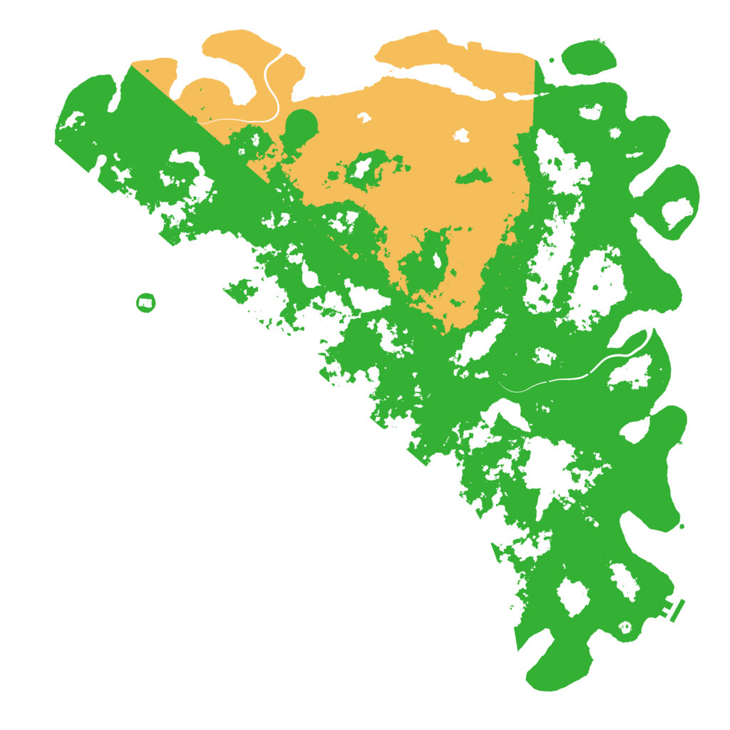 Biome Rust Map: Procedural Map, Size: 6000, Seed: 1692256182
