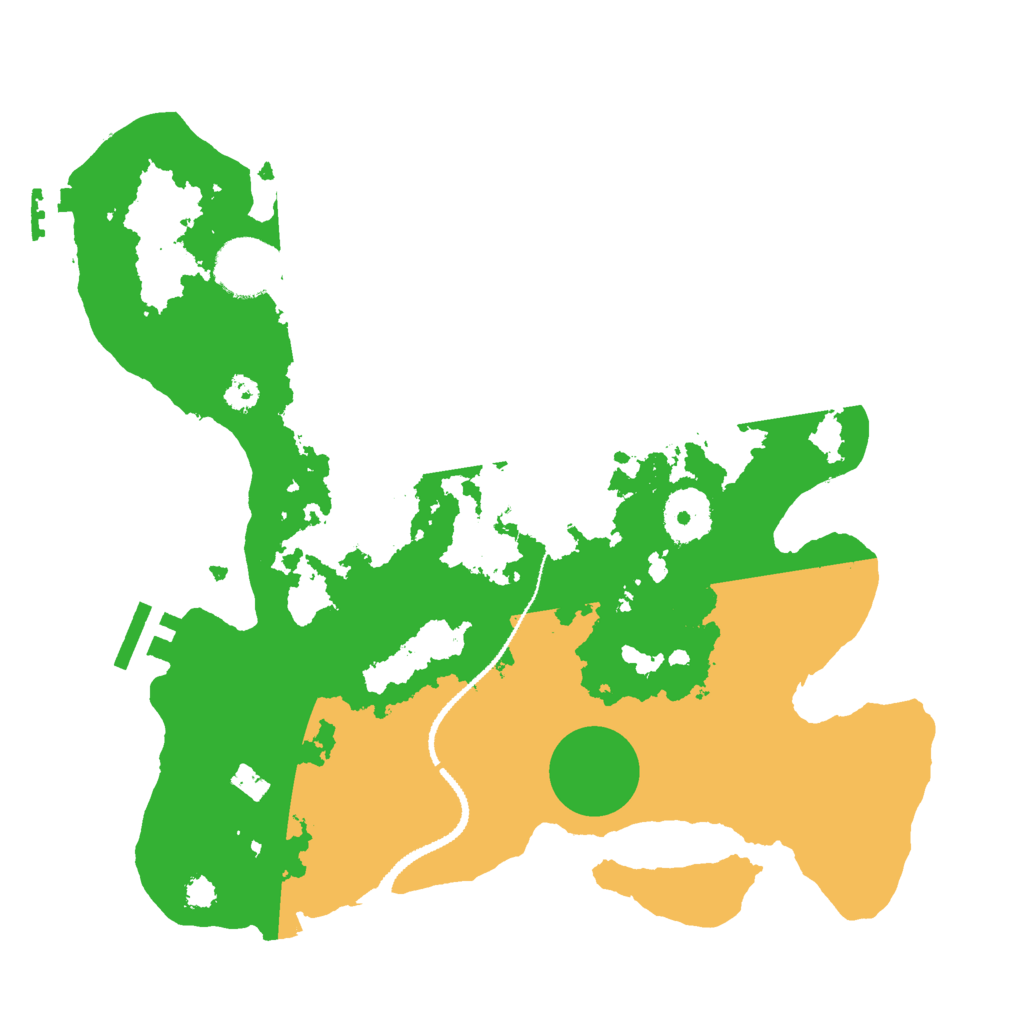 Biome Rust Map: Procedural Map, Size: 3000, Seed: 868144497