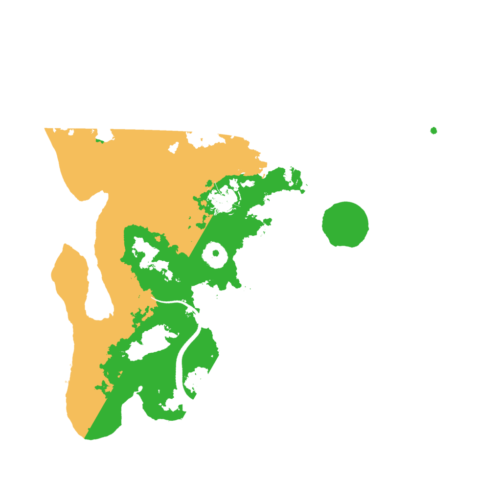 Biome Rust Map: Procedural Map, Size: 3000, Seed: 15191