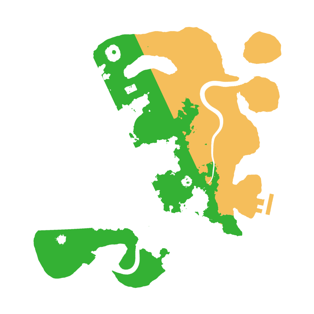 Biome Rust Map: Procedural Map, Size: 3000, Seed: 1935708249