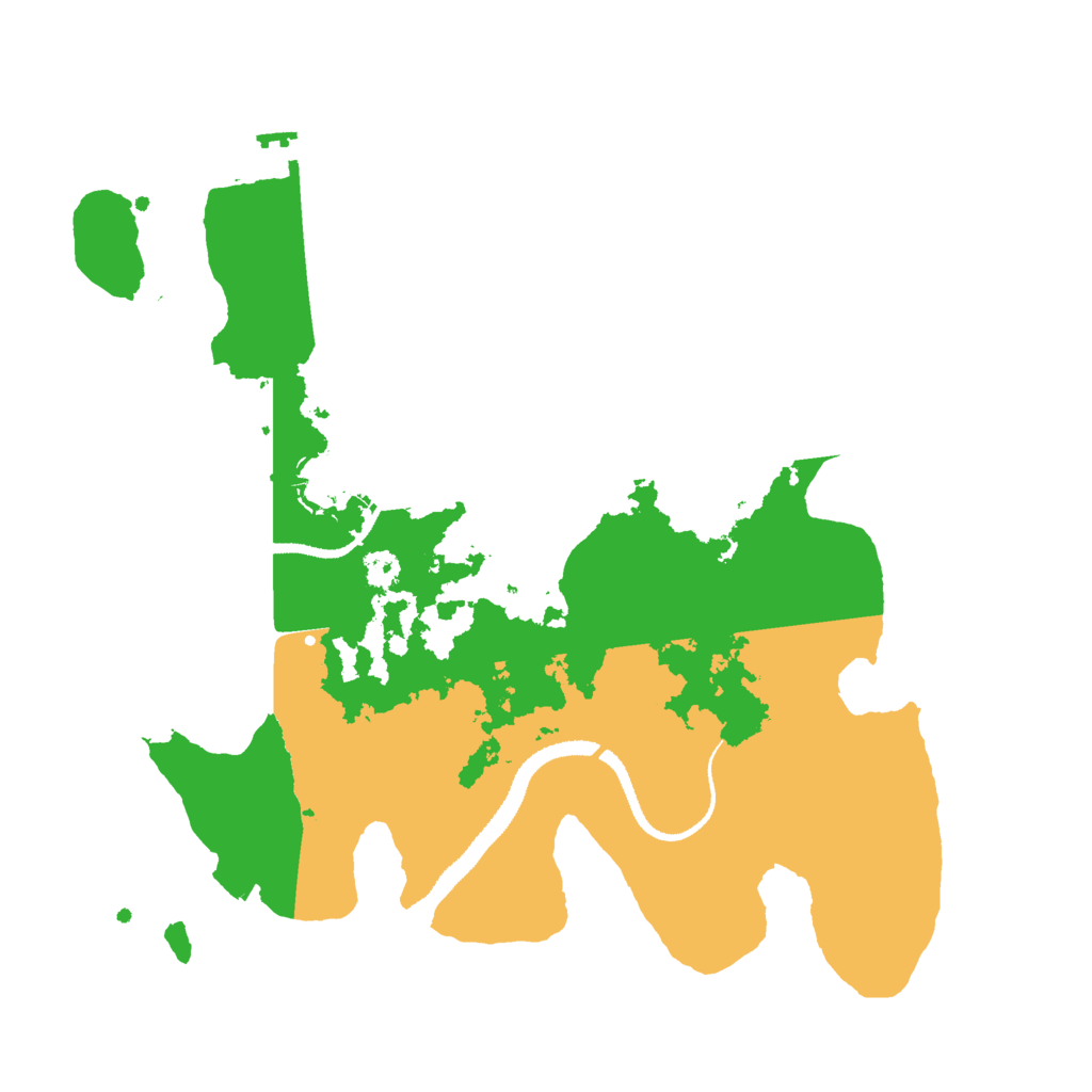Biome Rust Map: Procedural Map, Size: 3000, Seed: 3634