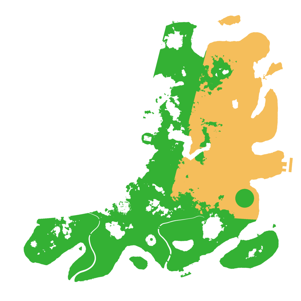 Biome Rust Map: Procedural Map, Size: 4250, Seed: 843487920