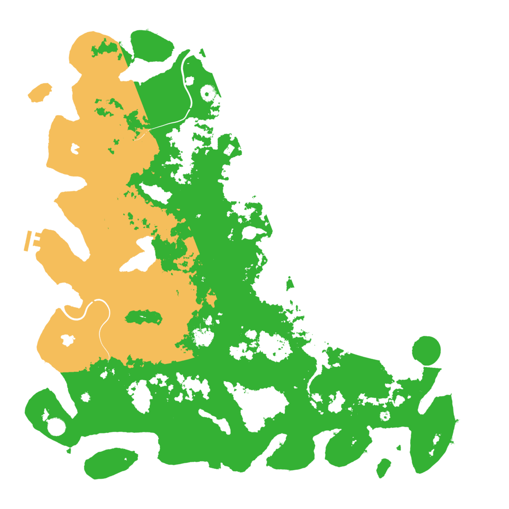 Biome Rust Map: Procedural Map, Size: 5000, Seed: 9194