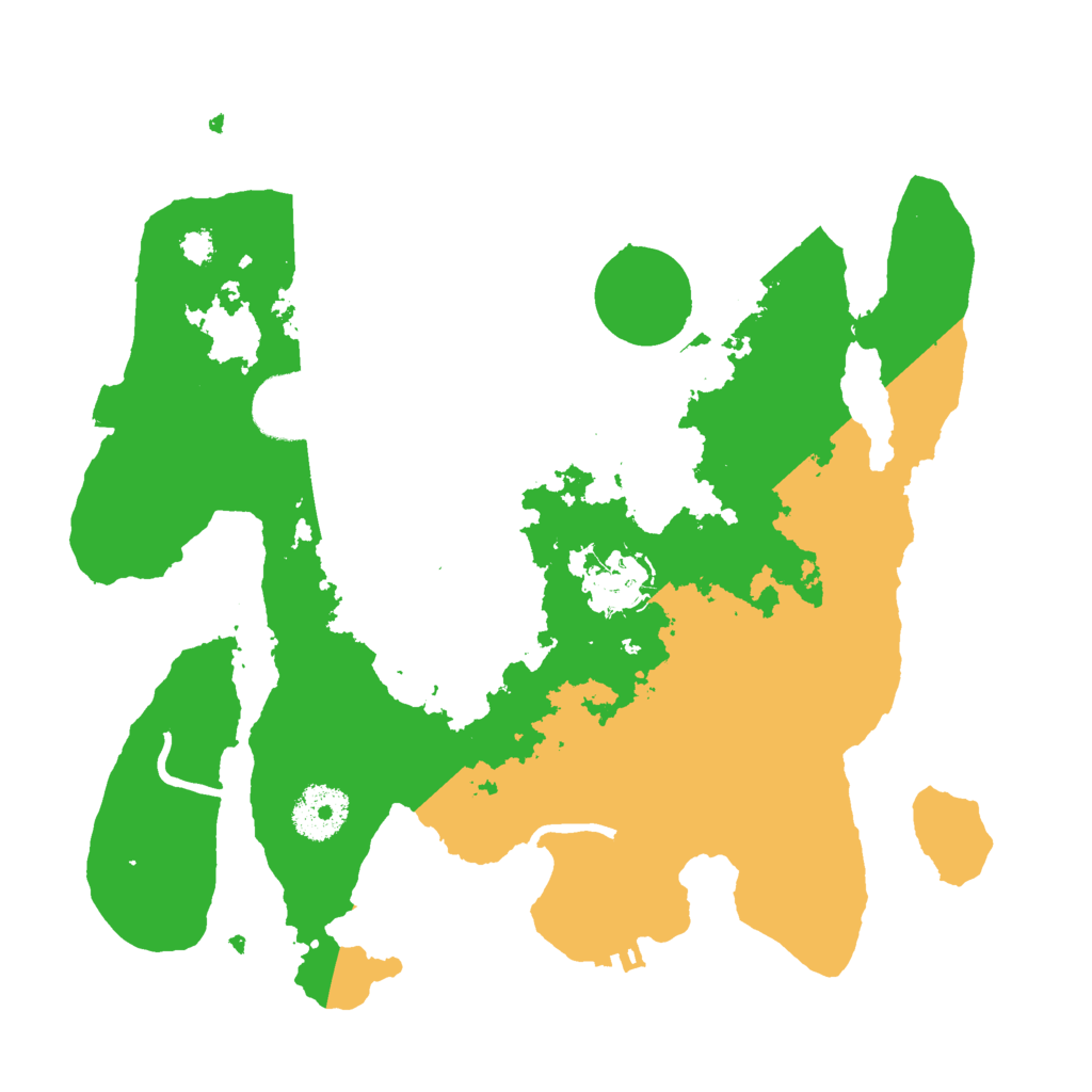 Biome Rust Map: Procedural Map, Size: 3000, Seed: 32299