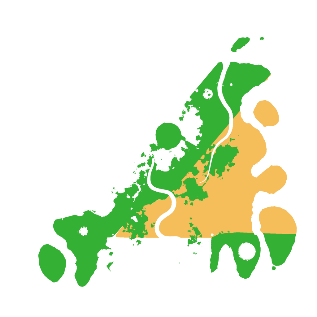 Biome Rust Map: Procedural Map, Size: 3250, Seed: 1615551489