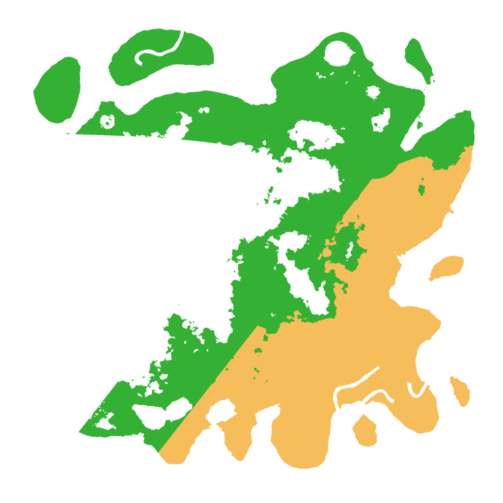 Biome Rust Map: Procedural Map, Size: 3500, Seed: 95240686